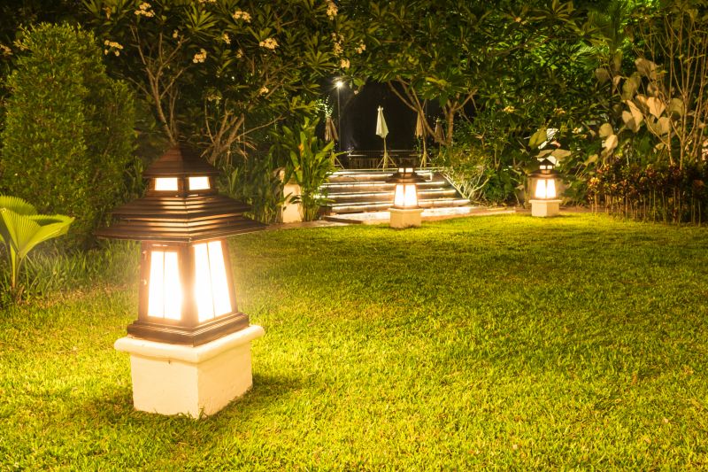 Courtyard Light Installation in Pasadena, CA